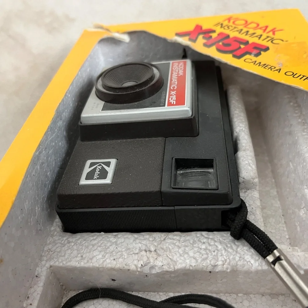 Kodak Instamatic X-15F Camera Outfit - Original Box Vintage Collectible